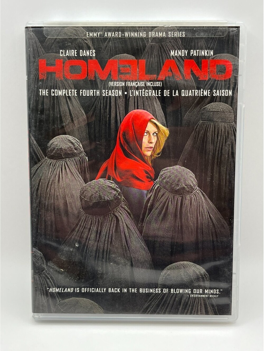 Homeland: the Complete Fourth Season DVD Box Set Claire Danes Drama